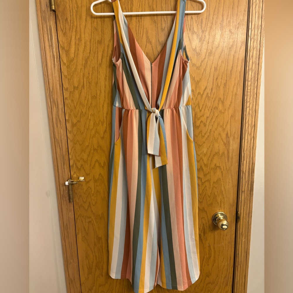 Striped Jumpsuit